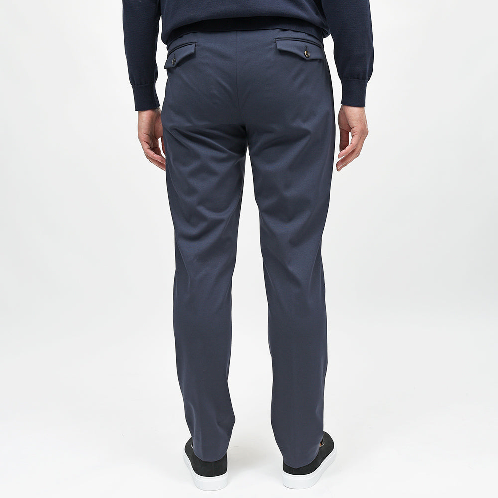 PT TORINO(ピーティー トリノ) NEW BERLIN サマージャージー ストレッチ 永久クリース 1プリーツパンツ SOFT FIT/VD02