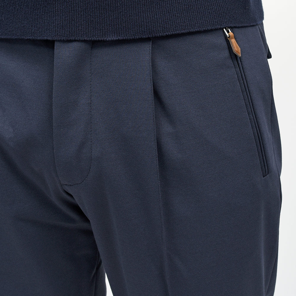PT TORINO(ピーティー トリノ) NEW BERLIN サマージャージー ストレッチ 永久クリース 1プリーツパンツ SOFT FIT/VD02