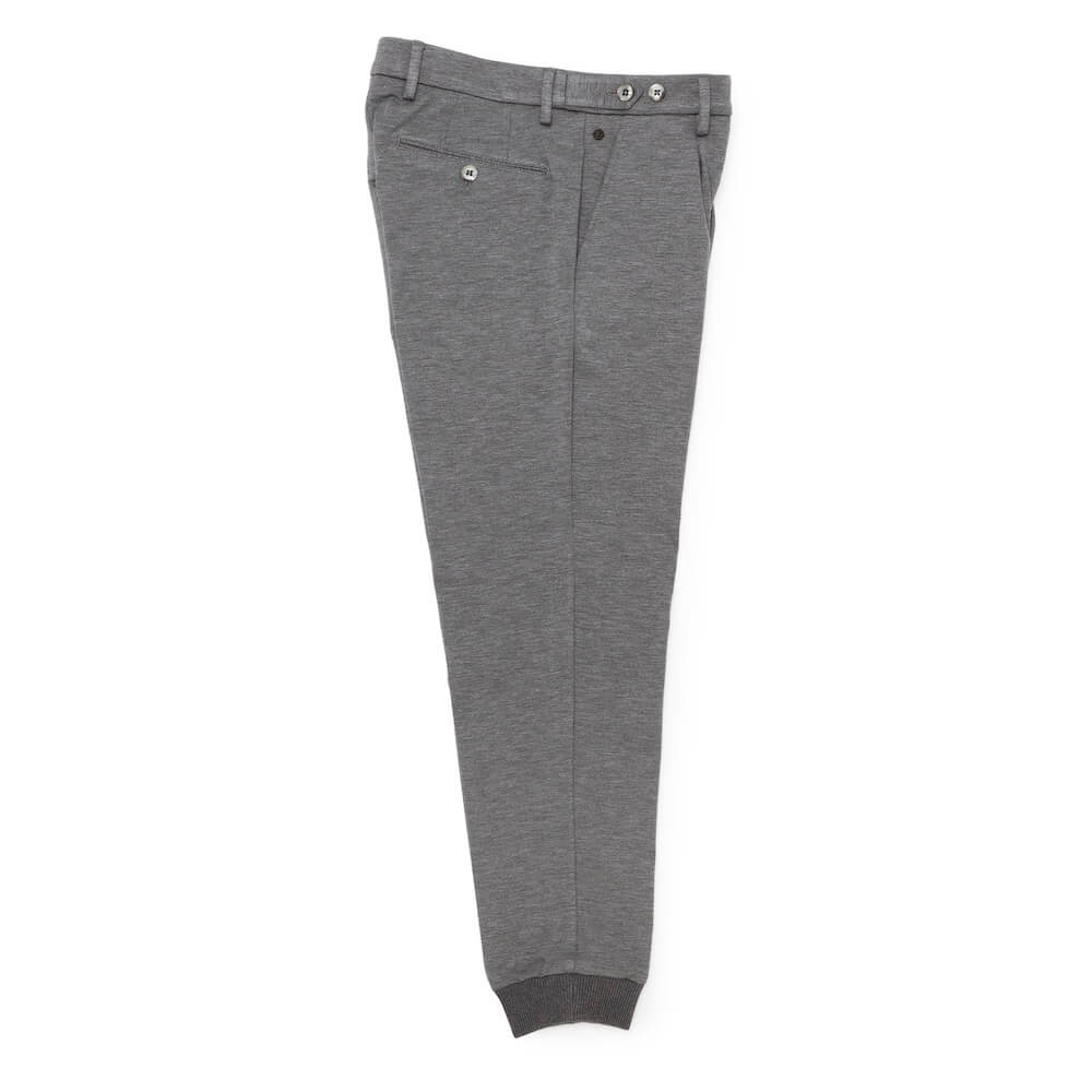 ジーティーアー / EASY CARE JERSEY 1プリーツ 裾リブ パンツ(Waist Comfort Band)/GIORGINO 27950