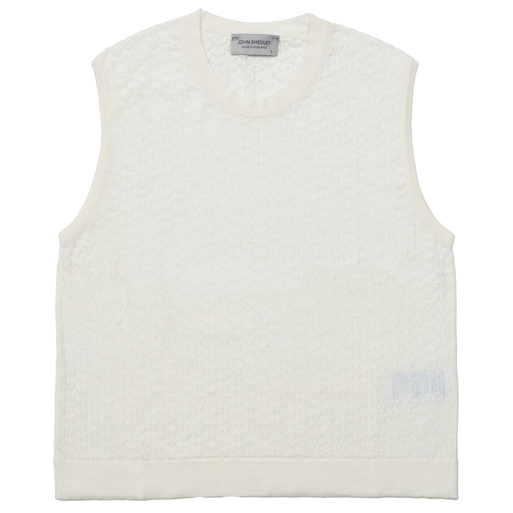 JOHN SMEDLEY(ジョンスメドレー) RIDLEY レースノースリーブトップ