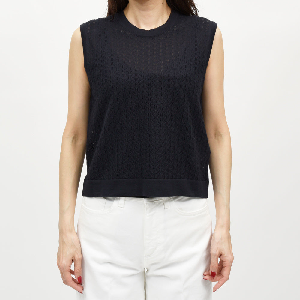 JOHN SMEDLEY(ジョンスメドレー) RIDLEY レースノースリーブトップ