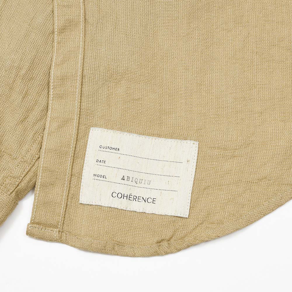 COHERENCE(コヒーレンス) ABIQUIU リネンレーヨン AEROCLOTH LINEN ウエスタンシャツ