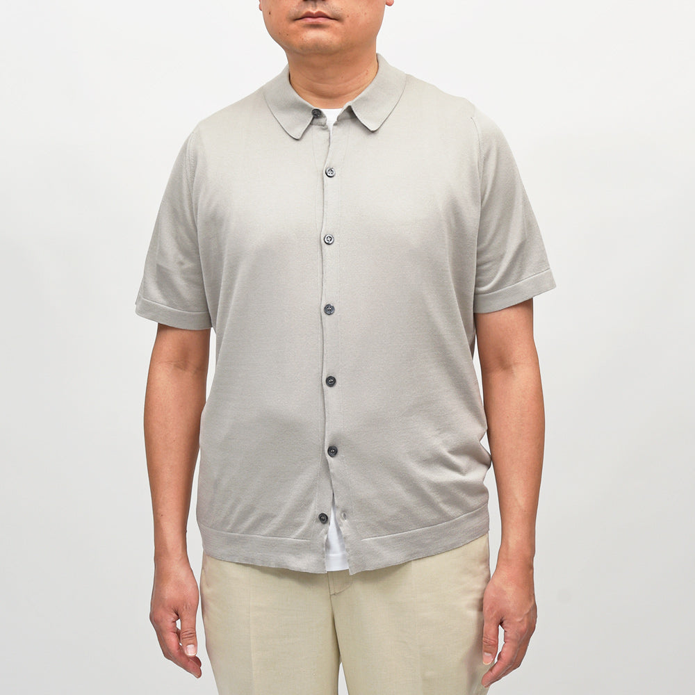 JOHN SMEDLEY(ジョンスメドレー) FOLKE シーアイランドコットン 30ゲージ ニットシャツ EASY FIT