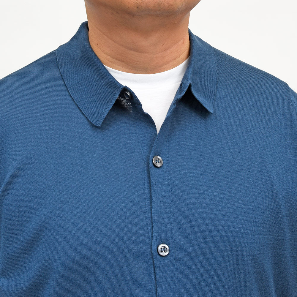 JOHN SMEDLEY(ジョンスメドレー) FOLKE シーアイランドコットン 30ゲージ ニットシャツ EASY FIT