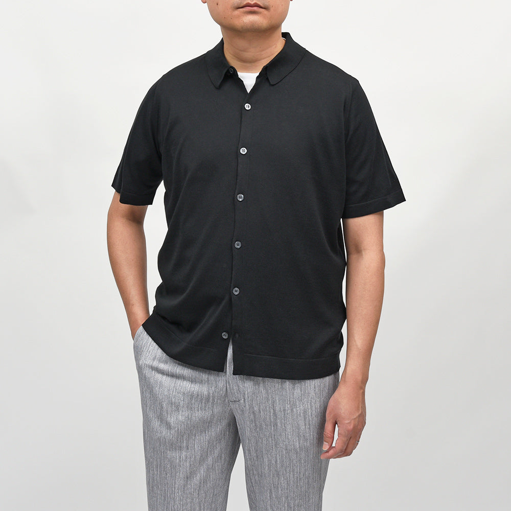 JOHN SMEDLEY(ジョンスメドレー) FOLKE シーアイランドコットン 30ゲージ ニットシャツ EASY FIT