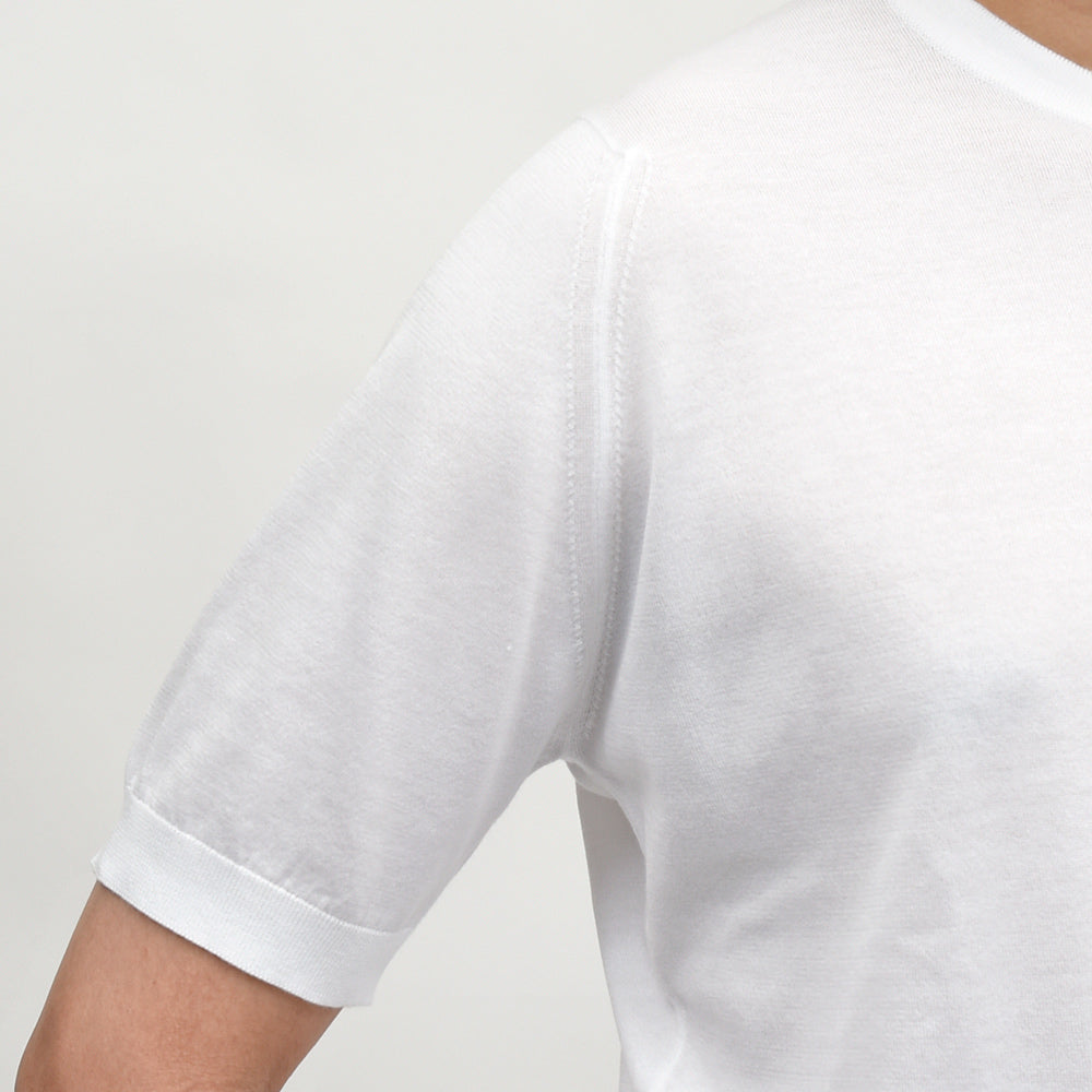 JOHN SMEDLEY(ジョンスメドレー) KEMPTON シーアイランドコットン 30ゲージ クルーネックニット EASY FIT