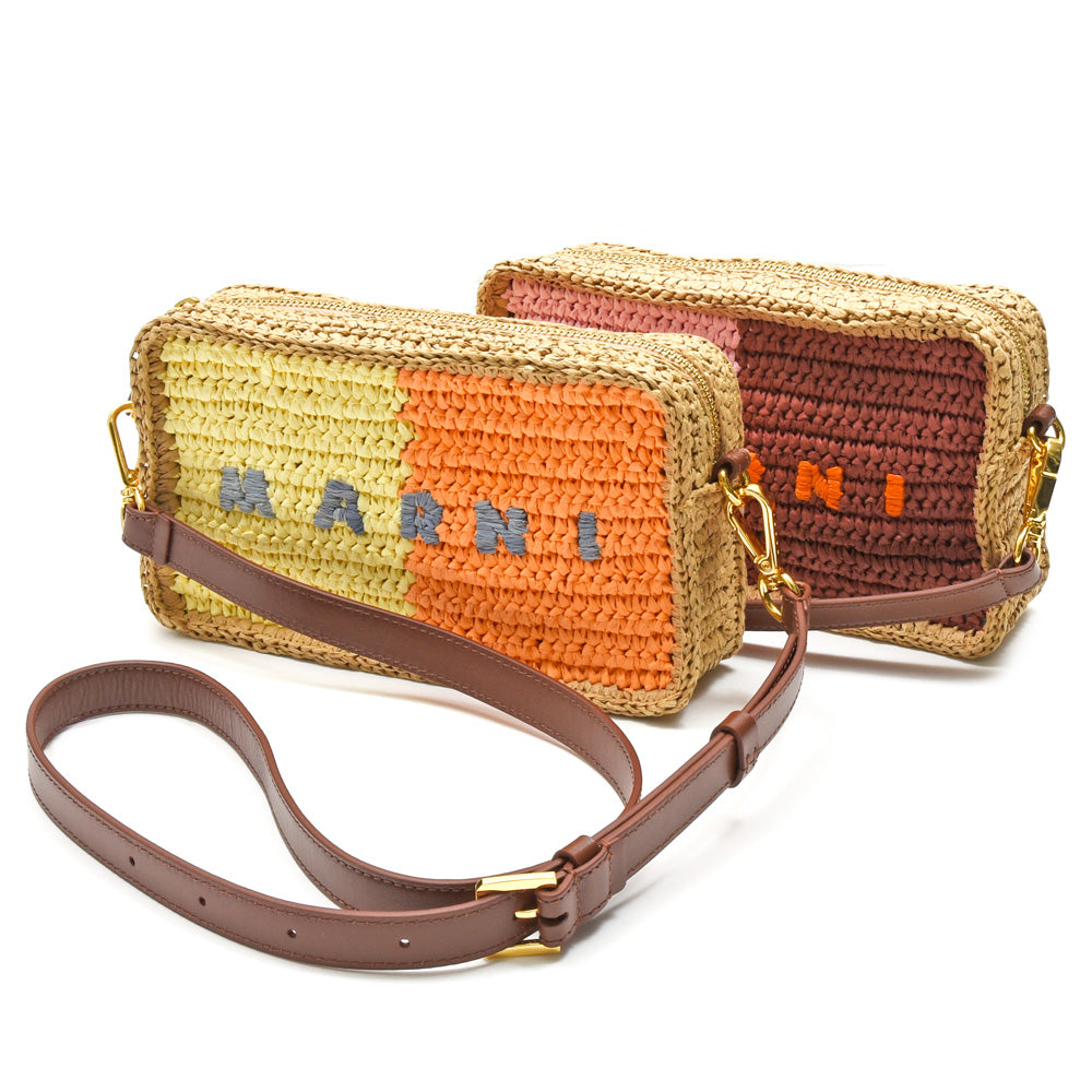 MARNI(マルニ) SBMP0276U0 P9110 ラフィアシーサイドカメラバッグ