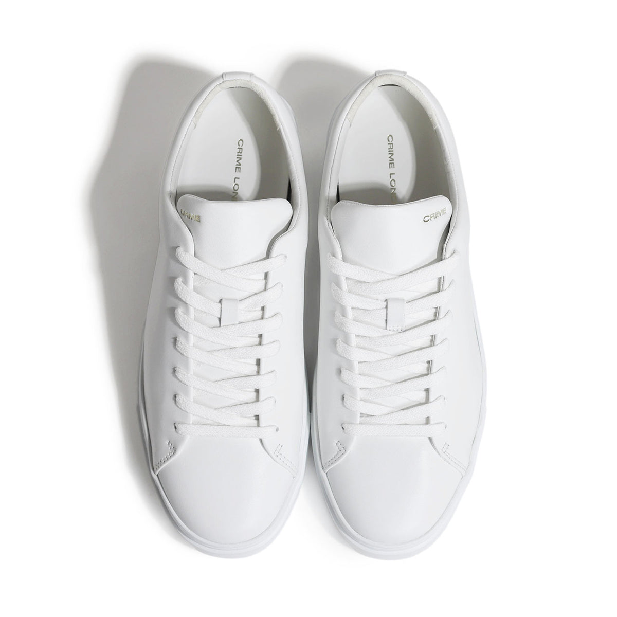 クライムロンドン / カーフレザー ローカット レースアップ スニーカー/MINIMAL 12580AA5 10 WHITE