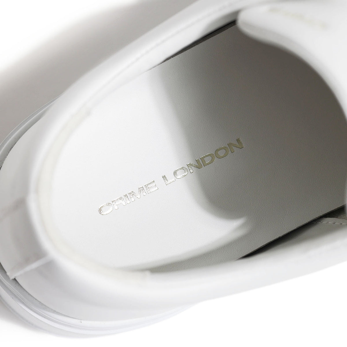 クライムロンドン / カーフレザー ローカット レースアップ スニーカー/MINIMAL 12580AA5 10 WHITE
