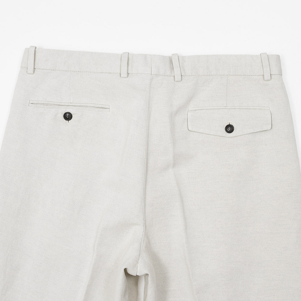 CIRCOLO 1901(チルコロ1901) コットンリネン ツイル セットアップ対応 1プリーツパンツ