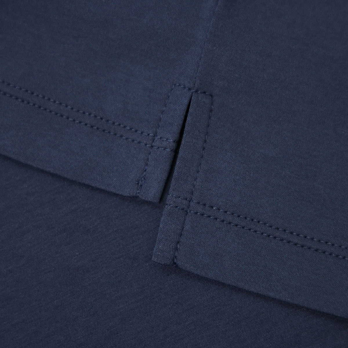 ノミアモ / 40ゲージ スーピマ コットン クルーネック カットソー/WDF加工/ALBINI社/NOM 1S NAVY