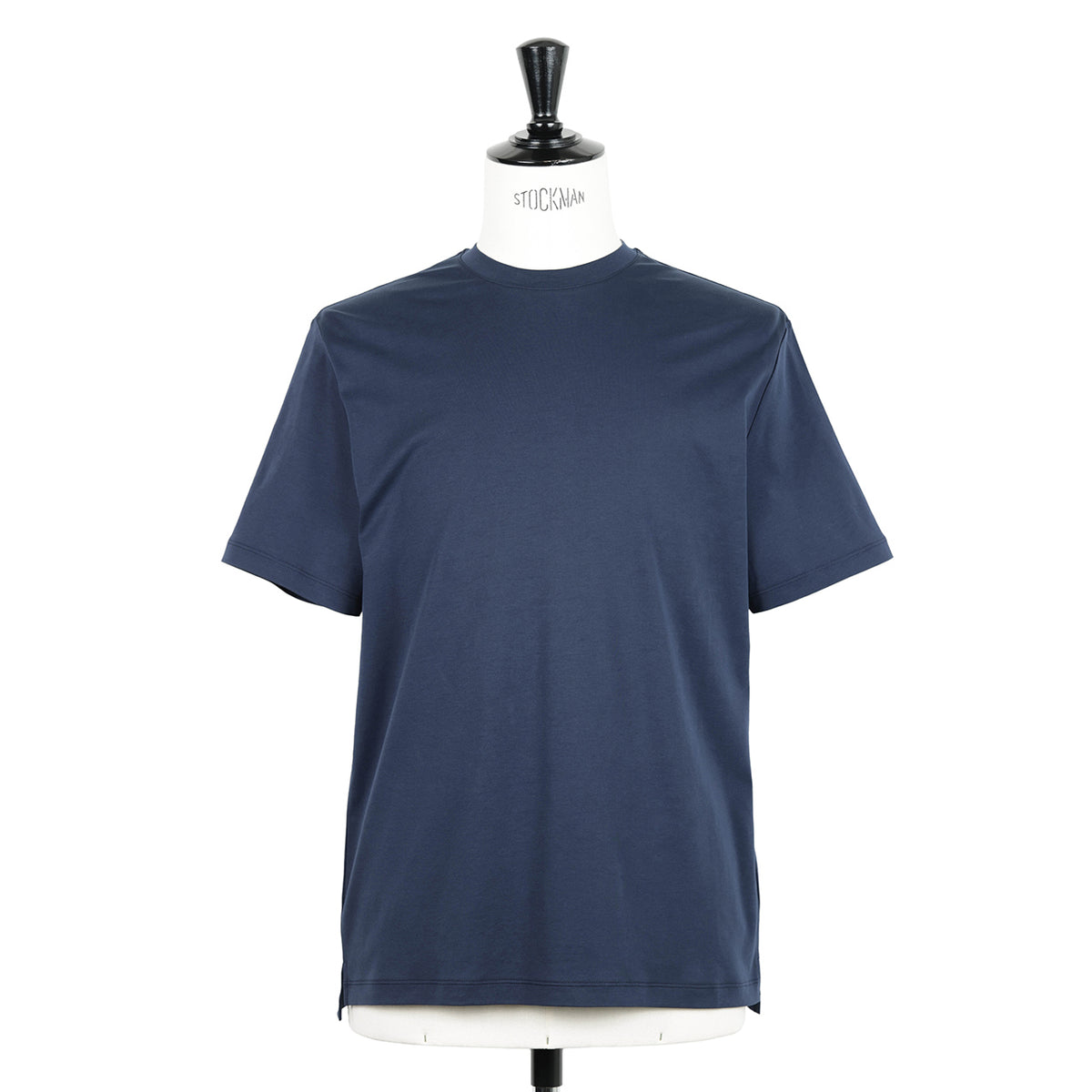 ノミアモ / 40ゲージ スーピマ コットン クルーネック カットソー/WDF加工/ALBINI社/NOM 1S NAVY