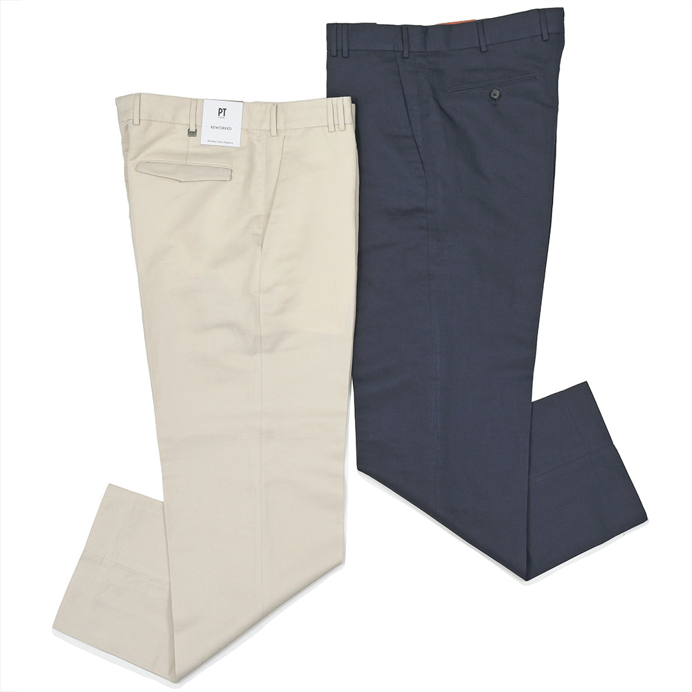PT TORINO(ピーティートリノ) ReWorked リネンコットン ノープリーツワイドパンツ MICHAEL/PU38