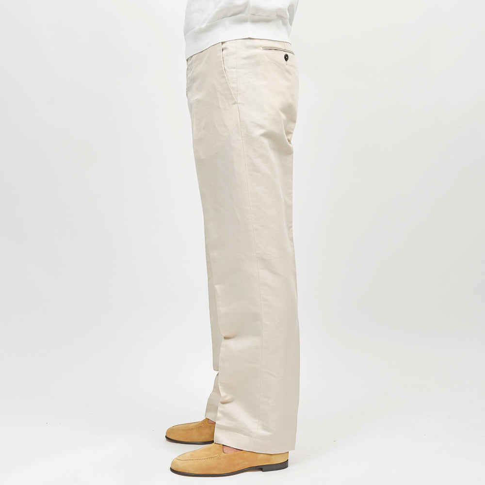 PT TORINO(ピーティートリノ) ReWorked リネンコットン ノープリーツワイドパンツ MICHAEL/PU38
