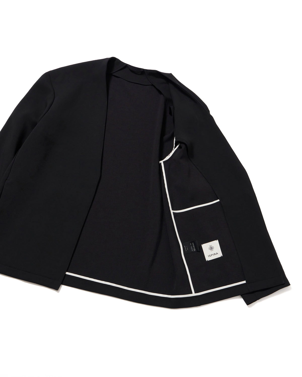 イスピラ / BL-IS-AS-0-001 ボタンレスCARDIGAN / ブラック