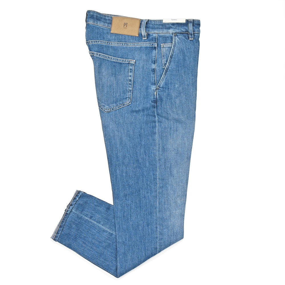 PT TORINO DENIM(ピーティートリノデニム) INDIE コットンストレッチ デニムスラックス/TX1640