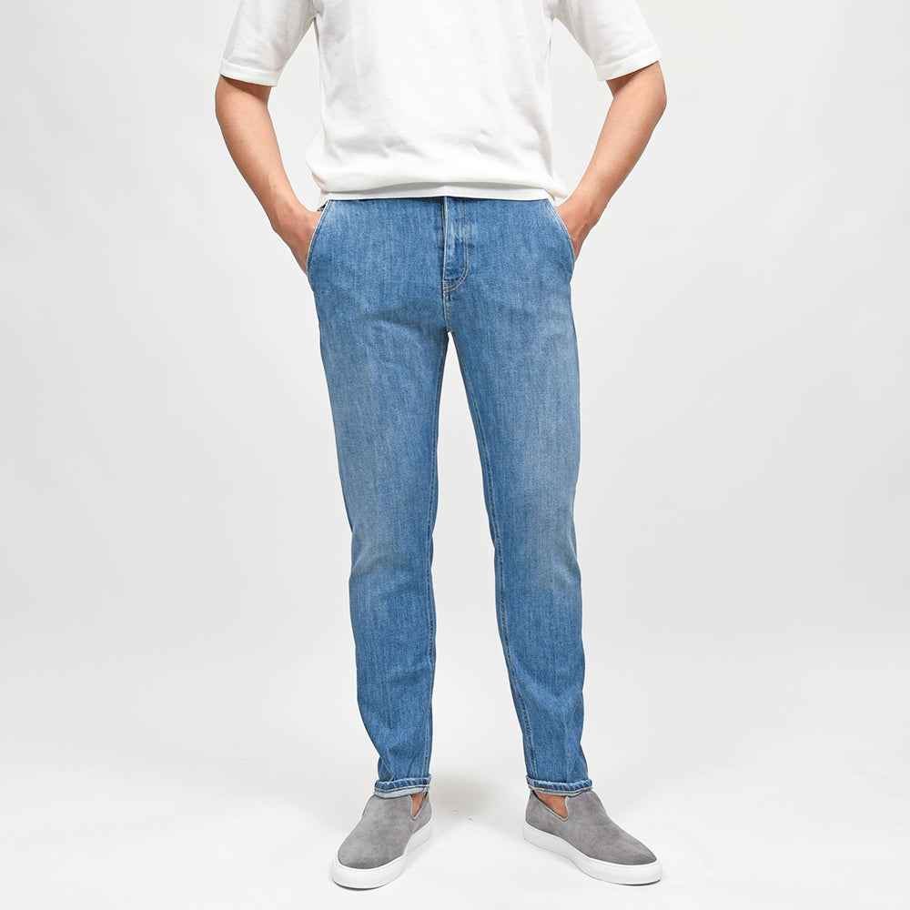 PT TORINO DENIM(ピーティートリノデニム) INDIE コットンストレッチ デニムスラックス/TX1640