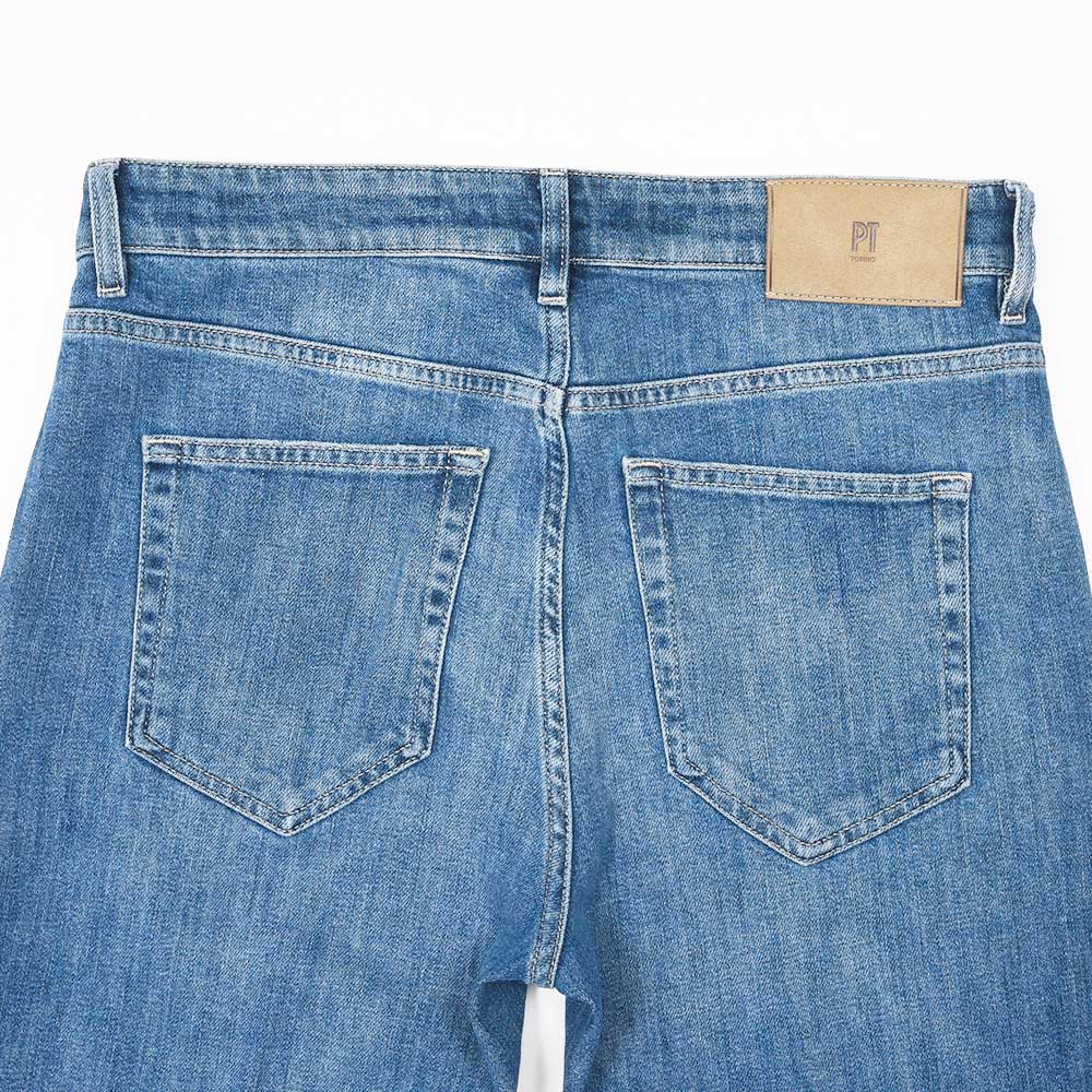 PT TORINO DENIM(ピーティートリノデニム) INDIE コットンストレッチ デニムスラックス/TX1640