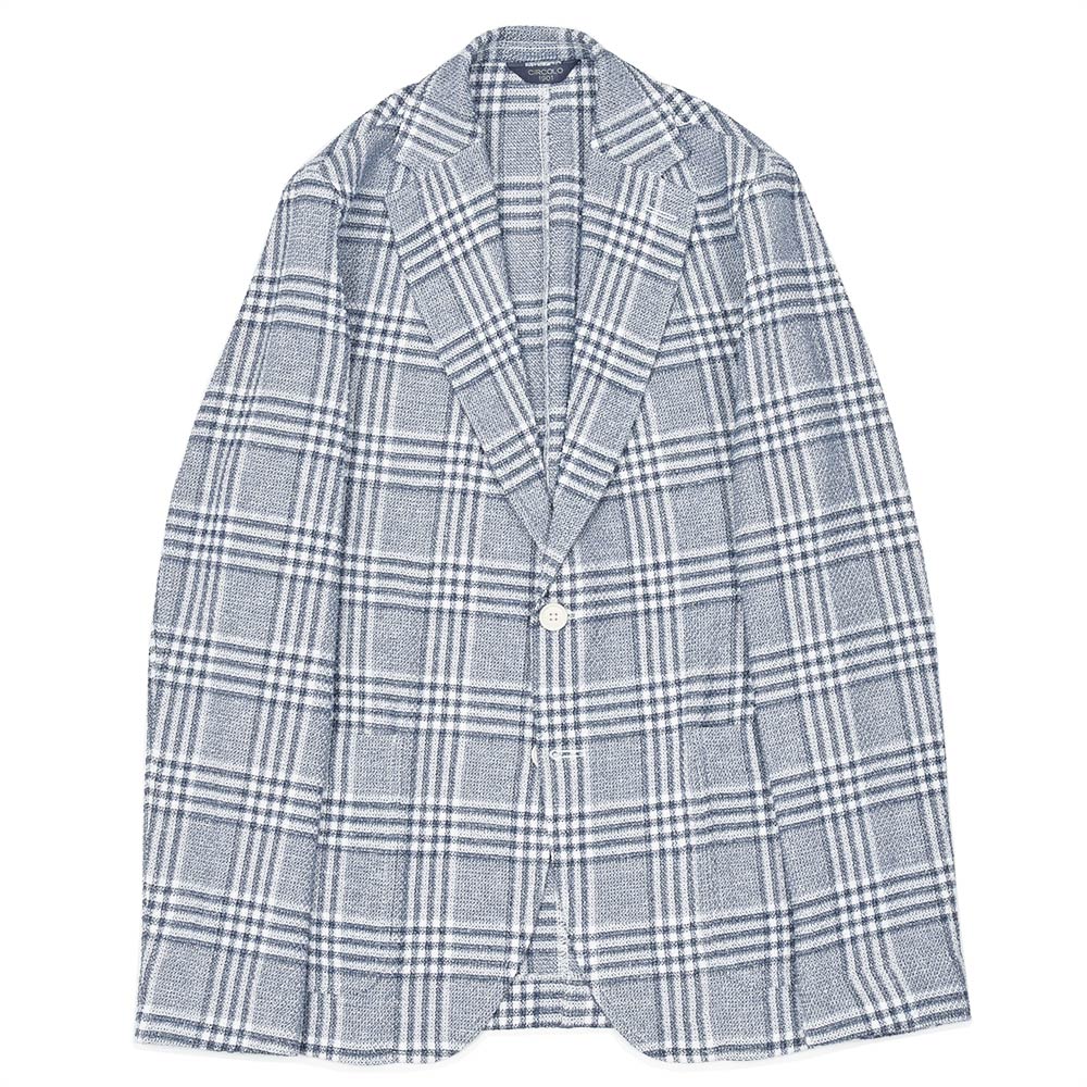 CIRCOLO 1901(チルコロ1901) S.JACKET リネンコットンナイロン ストレッチ グレンチェック シングルシャツジャケット