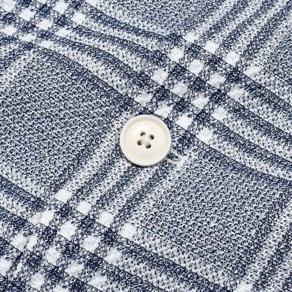 CIRCOLO 1901(チルコロ1901) S.JACKET リネンコットンナイロン ストレッチ グレンチェック シングルシャツジャケット