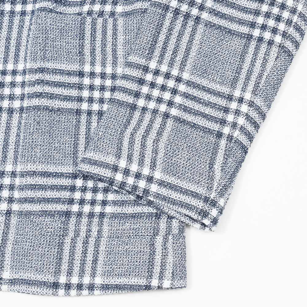 CIRCOLO 1901(チルコロ1901) S.JACKET リネンコットンナイロン ストレッチ グレンチェック シングルシャツジャケット