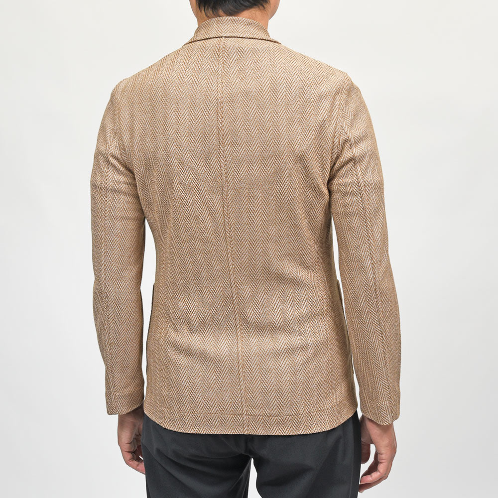 CIRCOLO 1901(チルコロ1901) S.JACKET コットン ジャージー ヘリンボーン ダブルシャツジャケット