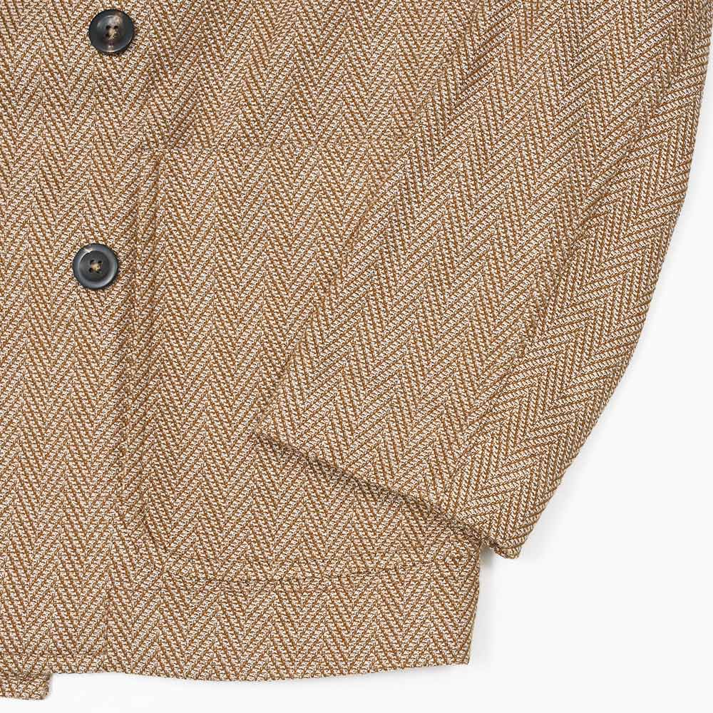 CIRCOLO 1901(チルコロ1901) S.JACKET コットン ジャージー ヘリンボーン ダブルシャツジャケット