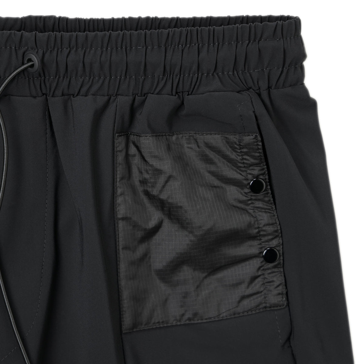 ピーエムディーエス / リップストップナイロン ストレッチ イージーパンツ/SIPHO SWP743 T568 BLACK