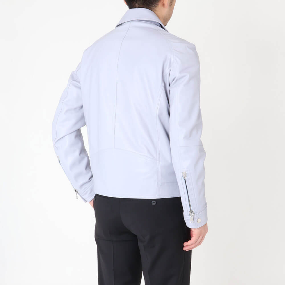 エンメティ / 【着数限定販売】BR別注 スペシャルナッパレザー ダブルライダース/GABRIELE_BR/L.LAVENDER