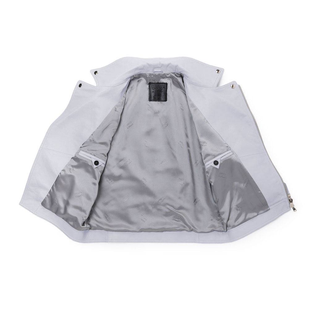 エンメティ / 【着数限定販売】BR別注 スペシャルナッパレザー ダブルライダース/GABRIELE_BR/L.LAVENDER
