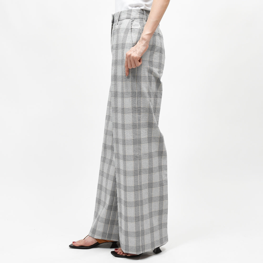 BERNARD ZINS(ベルナール ザンス) CHLOE/61522 シアサッカーチェックパンツ