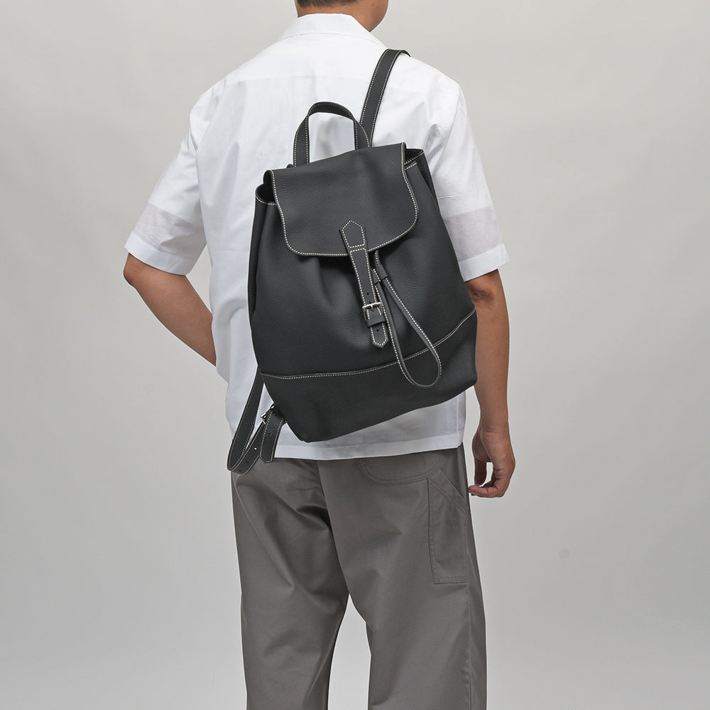 Charles et Charlus(シャルル エ シャルリュス) Marcel グレインレザー バックパック