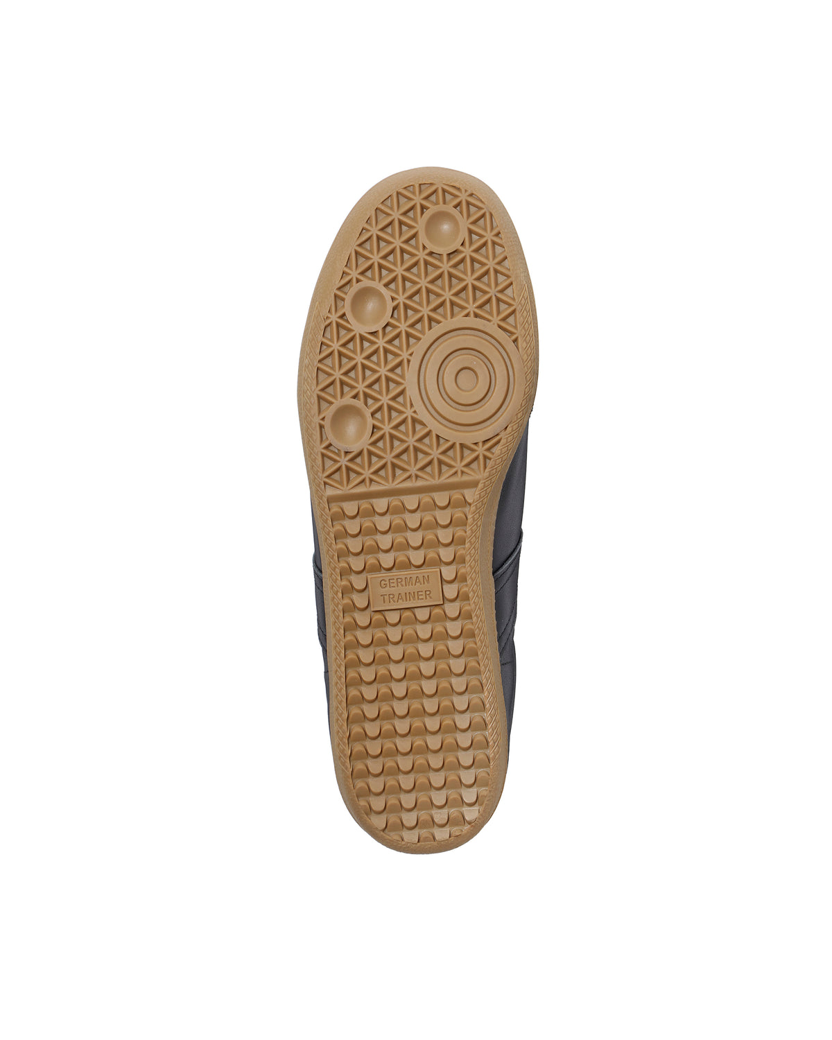 ジャーマントレーナー / GERMAN TRAINER レースアップ レザースニーカー 42700 / ALL LEATHER / ブラック