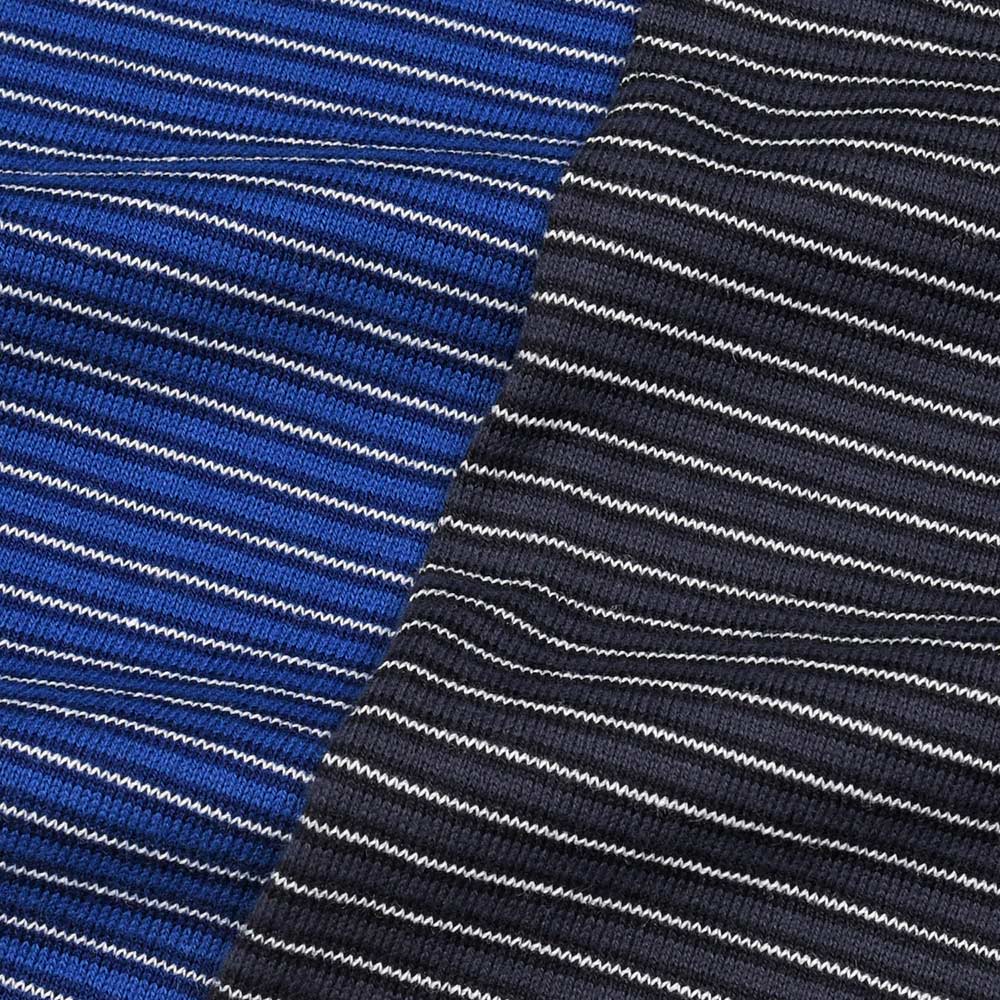 Yonetomi(ヨネトミ) GARMENT DYED BORDER T-SHIRT コットンポリエステル ガーメントダイ ボーダー クルーネックカットソー