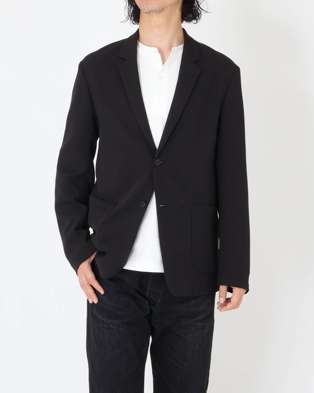 イスピラ / JA-IS-AS-0-003 2B テーラードJACKET / ブラック