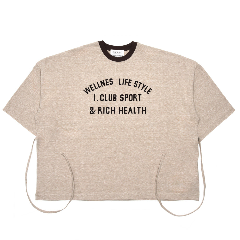 INSCRIRE(アンスクリア) BC21B WELLNESSロゴTシャツ