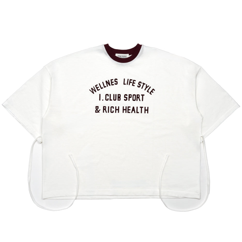 INSCRIRE(アンスクリア) BC21B WELLNESSロゴTシャツ
