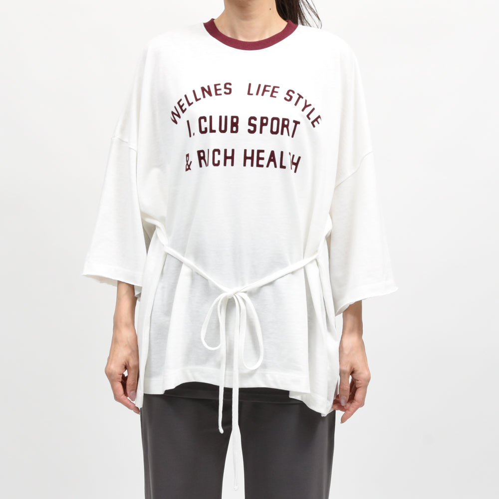 INSCRIRE(アンスクリア) BC21B WELLNESSロゴTシャツ