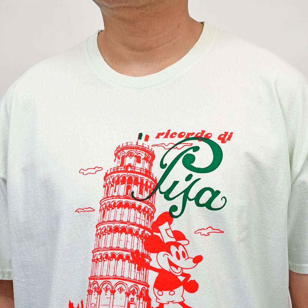 WILD DONKEY(ワイルド ドンキー) PISA TSHIRT コットン クルーネック プリントTシャツ