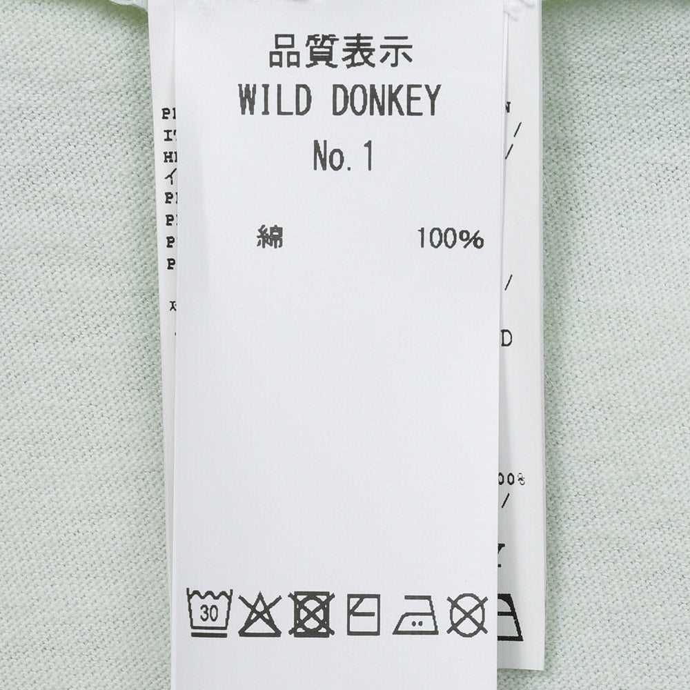 WILD DONKEY(ワイルド ドンキー) PISA TSHIRT コットン クルーネック プリントTシャツ