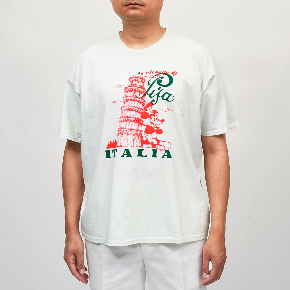 WILD DONKEY(ワイルド ドンキー) PISA TSHIRT コットン クルーネック プリントTシャツ