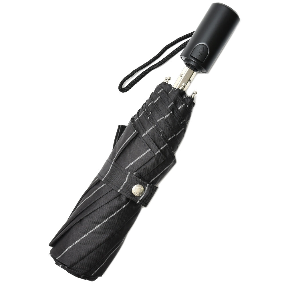 MACKINTOSH(マッキントッシュ) UVカット ポリエステル ピンストライプ フォールディングアンブレラ AYR UMBRELLA