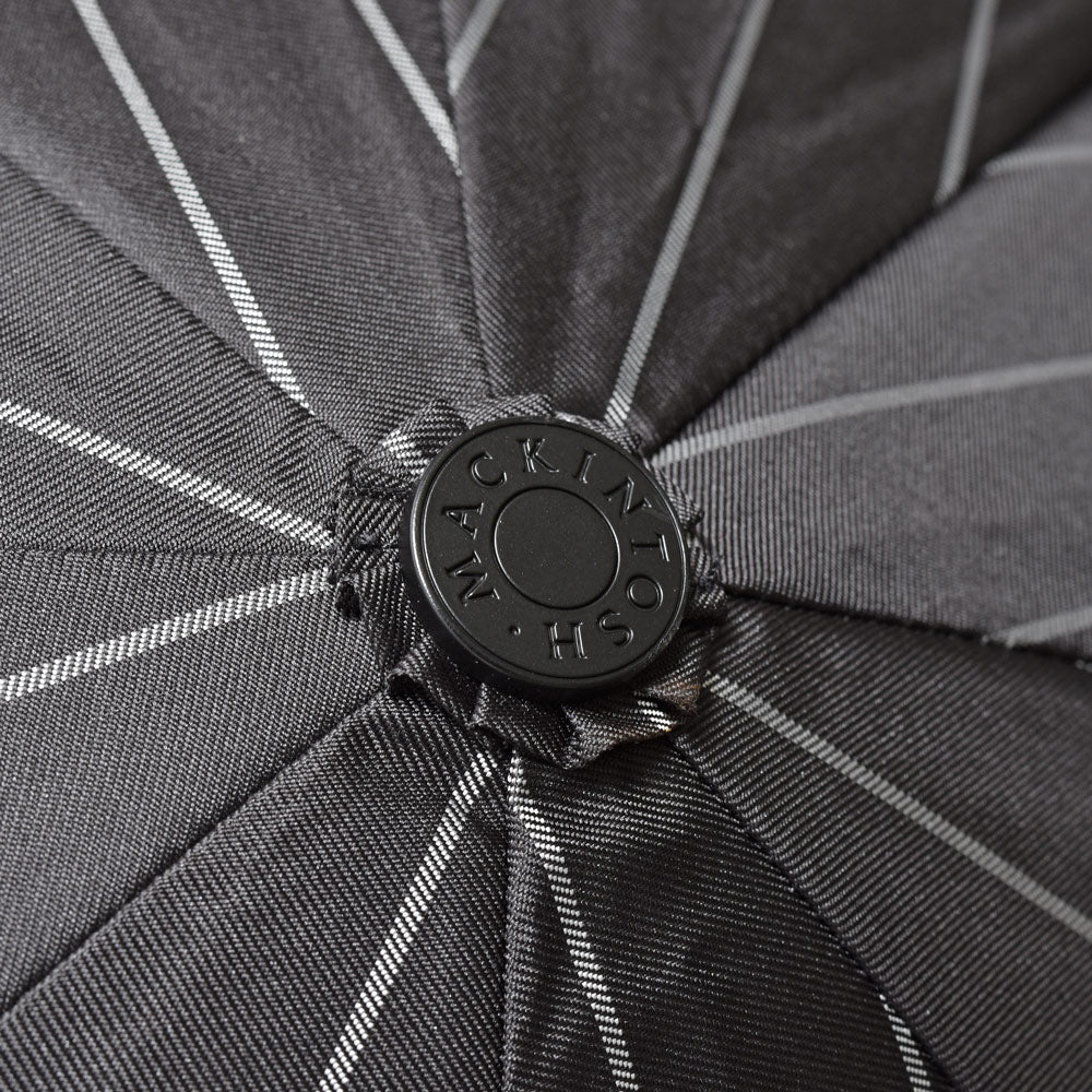 MACKINTOSH(マッキントッシュ) UVカット ポリエステル ピンストライプ フォールディングアンブレラ AYR UMBRELLA