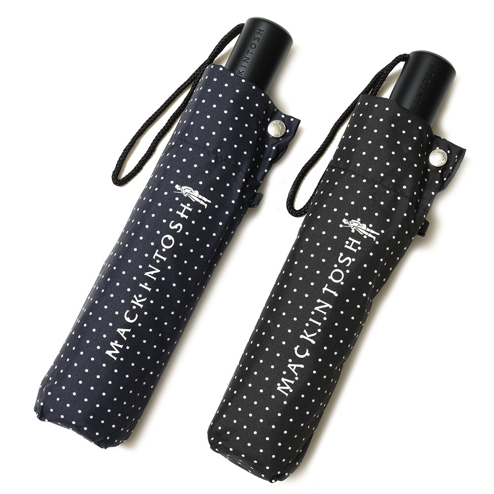 MACKINTOSH(マッキントッシュ) UVカット ポリエステル ドット フォールディングアンブレラ AYR UMBRELLA