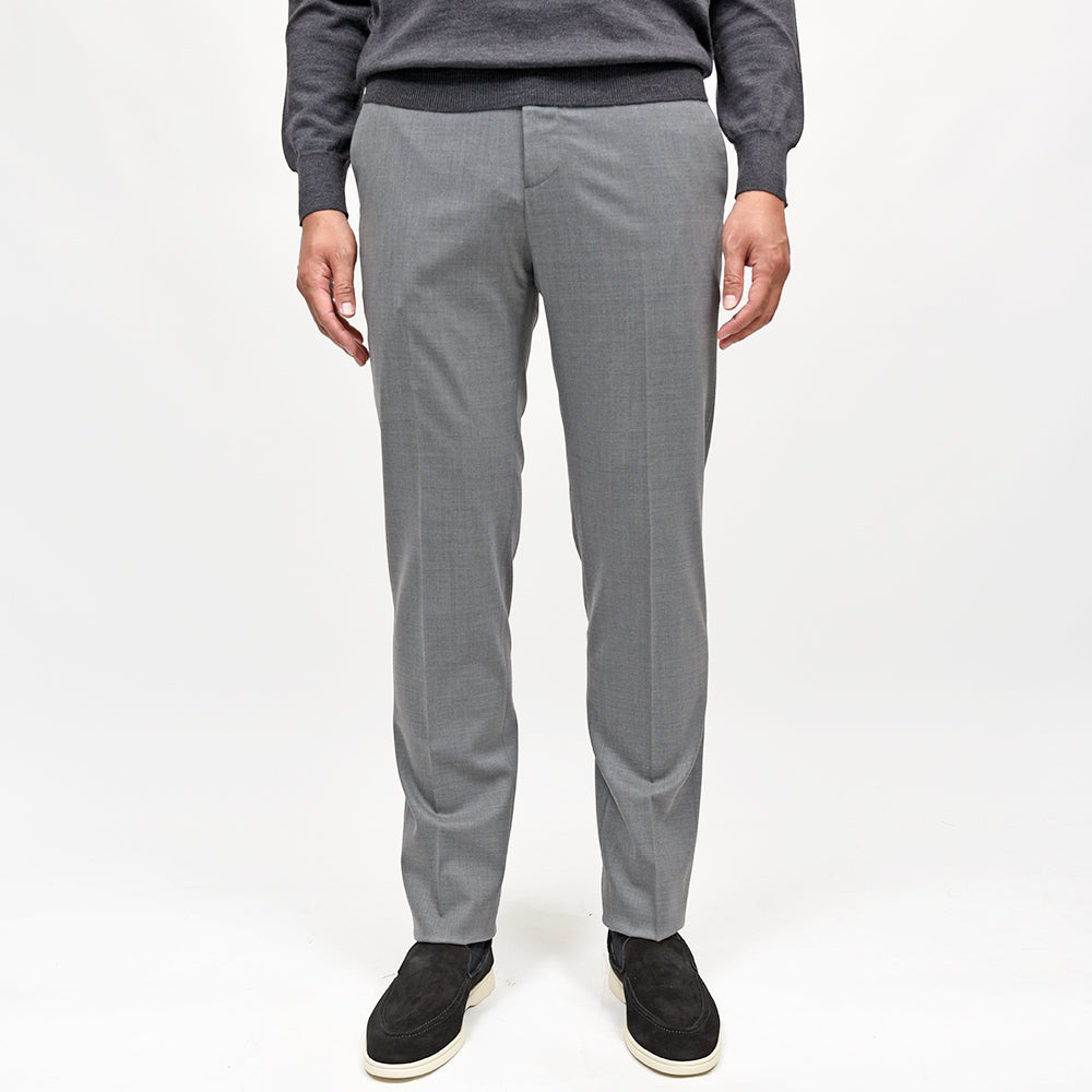PT TORINO(ピーティートリノ) Travel ウォッシャブルライトテクノウール ストレッチ サージ ノープリーツドレスパンツ SLIM FIT/VD06