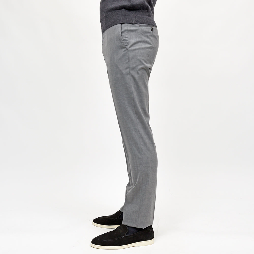 PT TORINO(ピーティートリノ) Travel ウォッシャブルライトテクノウール ストレッチ サージ ノープリーツドレスパンツ SLIM FIT/VD06