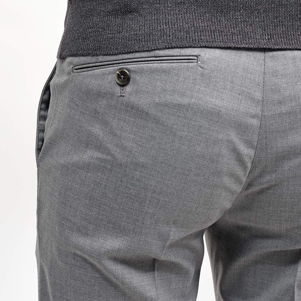PT TORINO(ピーティートリノ) Travel ウォッシャブルライトテクノウール ストレッチ サージ ノープリーツドレスパンツ SLIM FIT/VD06