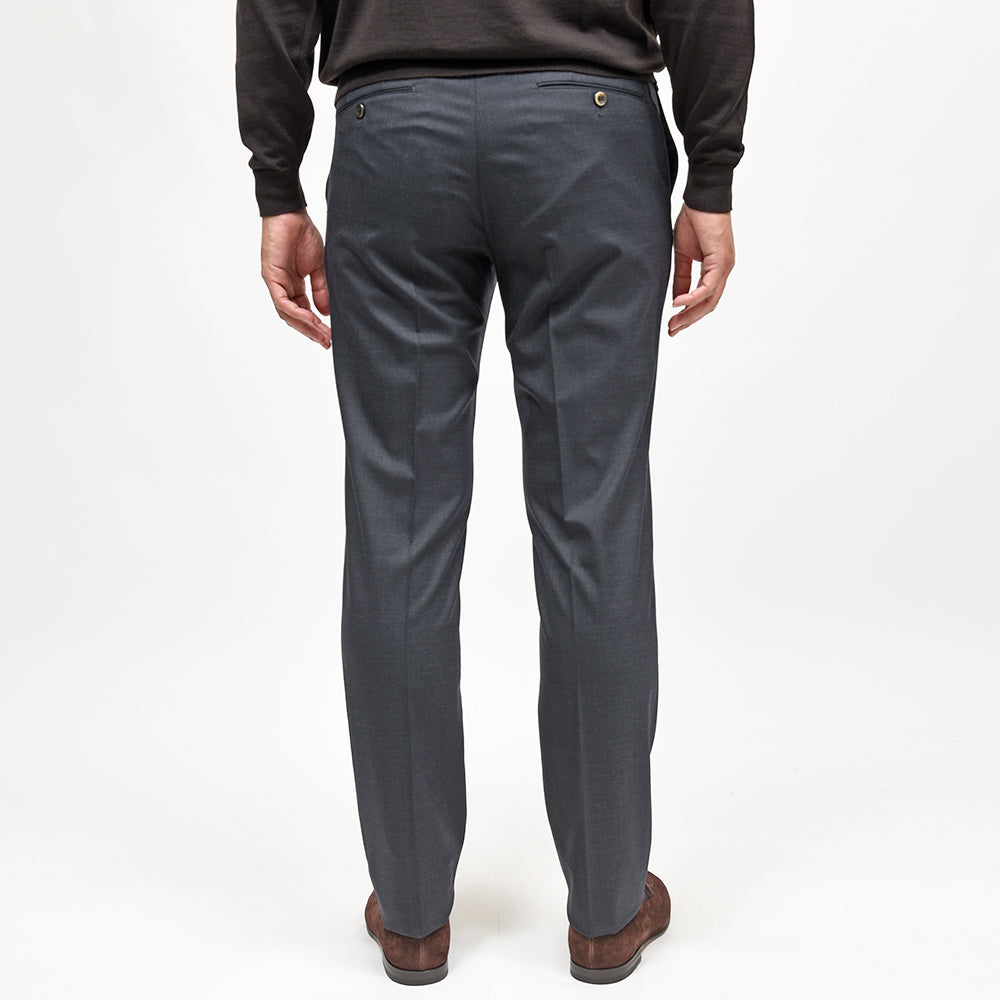 PT TORINO(ピーティートリノ) Travel ウォッシャブルライトテクノウール ストレッチ サージ ノープリーツドレスパンツ SLIM FIT/VD06