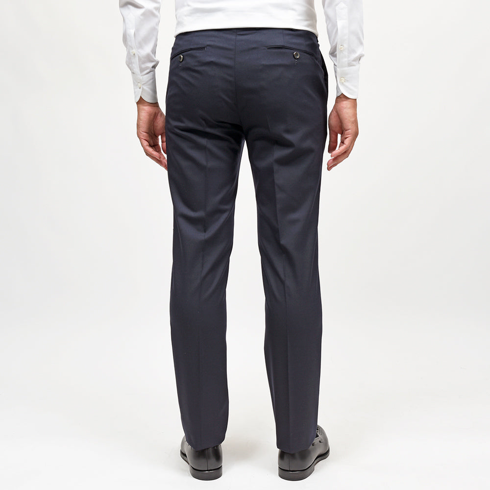 PT TORINO(ピーティートリノ) Travel ウォッシャブルライトテクノウール ストレッチ サージ ノープリーツドレスパンツ SLIM FIT/VD06