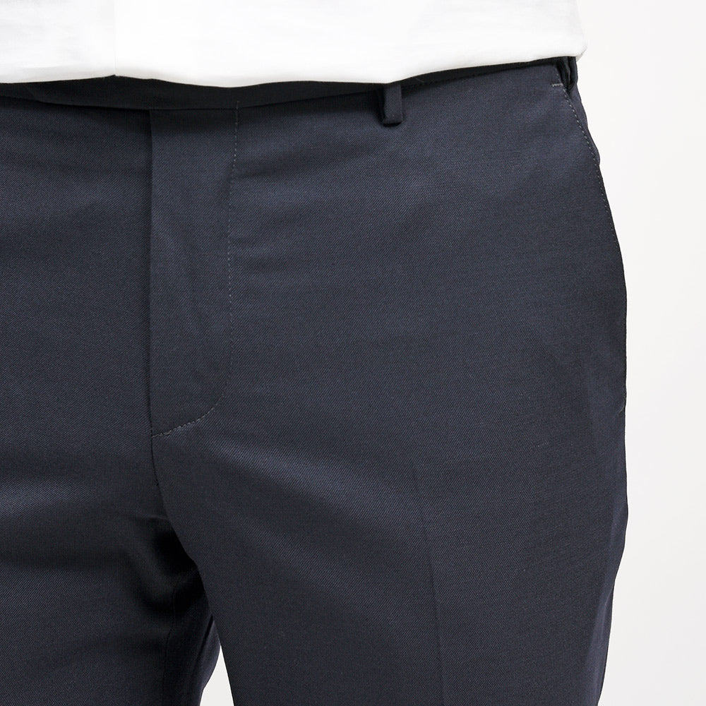 PT TORINO(ピーティートリノ) Travel ウォッシャブルライトテクノウール ストレッチ サージ ノープリーツドレスパンツ SLIM FIT/VD06